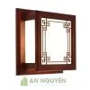 Đèn Gỗ: Mẫu đèn gỗ vuông gắn tường trang trí nhà gỗ