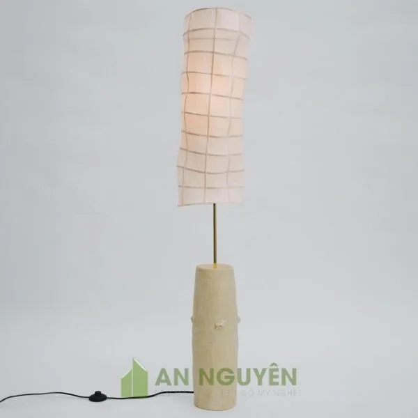 Chụp đèn vải uốn lượn theo thiết kế cho đèn sàn