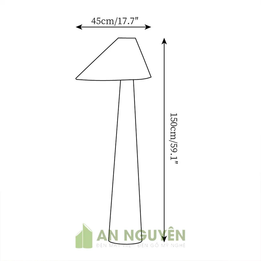 Đèn Gỗ: Mẫu đèn gỗ hình chóp, chụp thiết kế cách điệu trang trí phòng khách