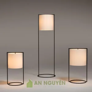 Đèn Vải: Mẫu đèn vải để bàn, đèn sàn trang trí phòng khách sạn
