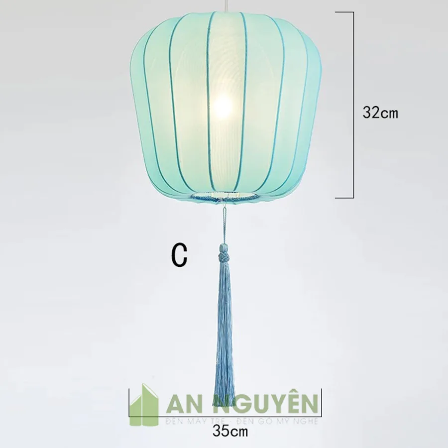 Đèn Vải - Xưởng đèn Vải An Nguyên - đèn vải trang trí tphcm