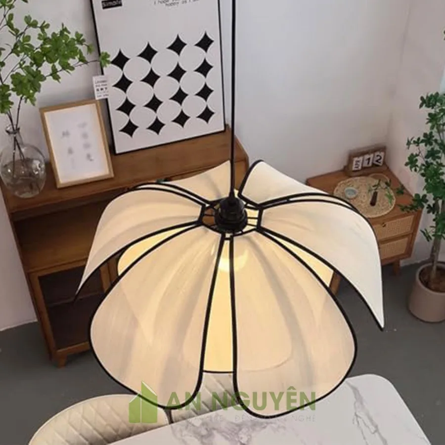 Đèn Vải: Mẫu đèn vải thả trần trang trí các homestay, nhà nghỉ dưỡng