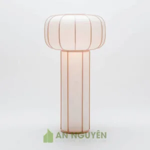 Mẫu đèn vải để sàn trang trí bàn sofa phòng khách