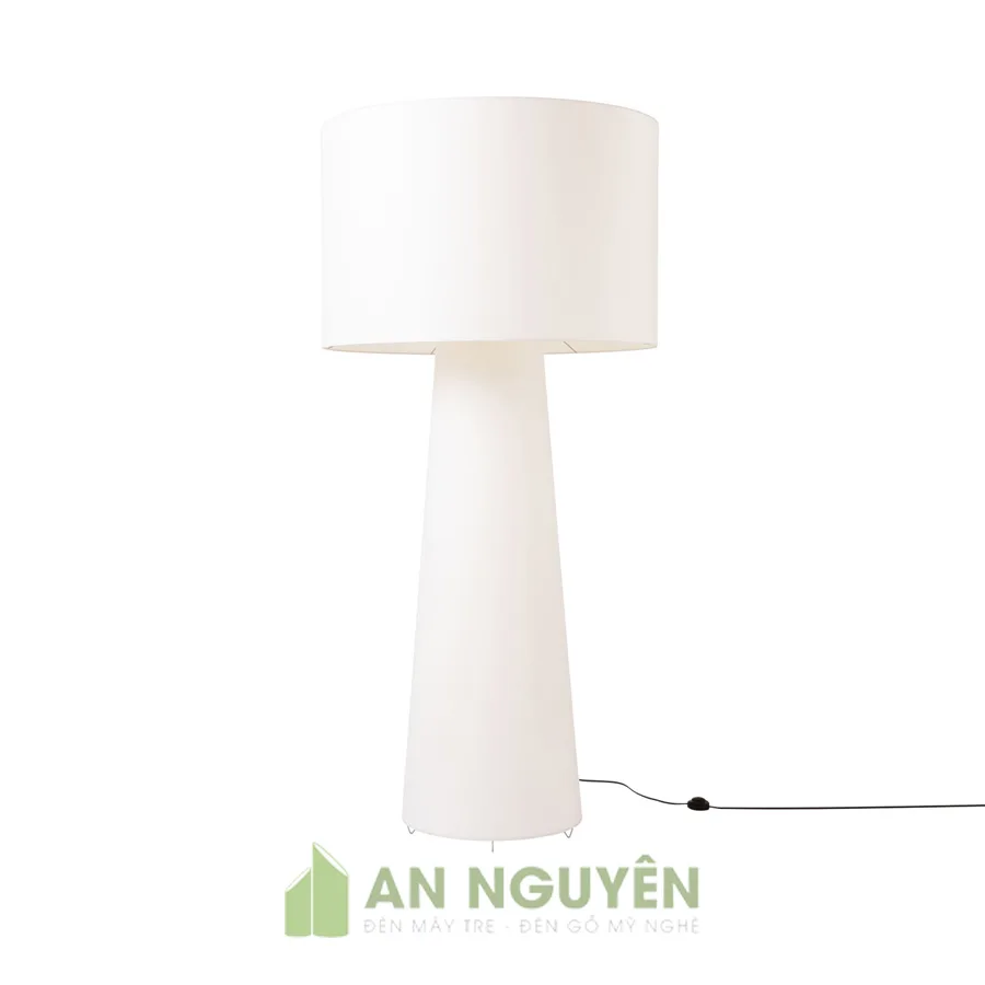 Mẫu đèn vải để sàn trang trí phòng chờ khách sạn, phòng khách lớn