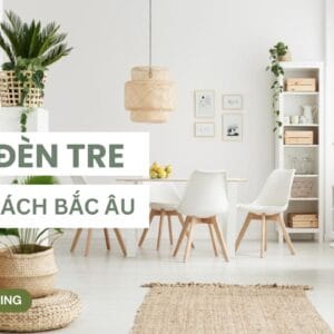 Đèn tre phong cách Bắc Âu