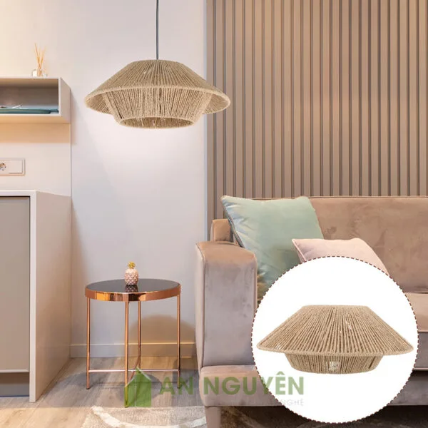 Đèn Dây Thừng: Mẫu đèn dây thừng kiểu ngôi nhà trang trí phòng ngủ, bàn tiếp khách