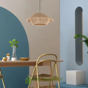 Đèn Dây Thừng: Mẫu đèn dây thừng kiểu ngôi nhà trang trí phòng ngủ, bàn tiếp khách