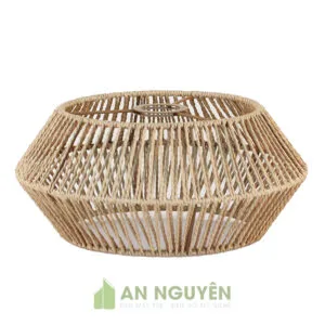 Đèn Dây Thừng: Mẫu đèn thừng thả trần kiểu phi thuyền trang trí bàn ăn nhà hàng