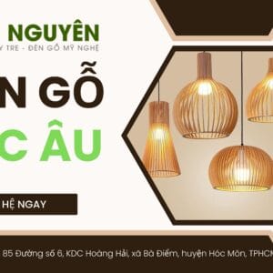Đèn gỗ Bắc Âu