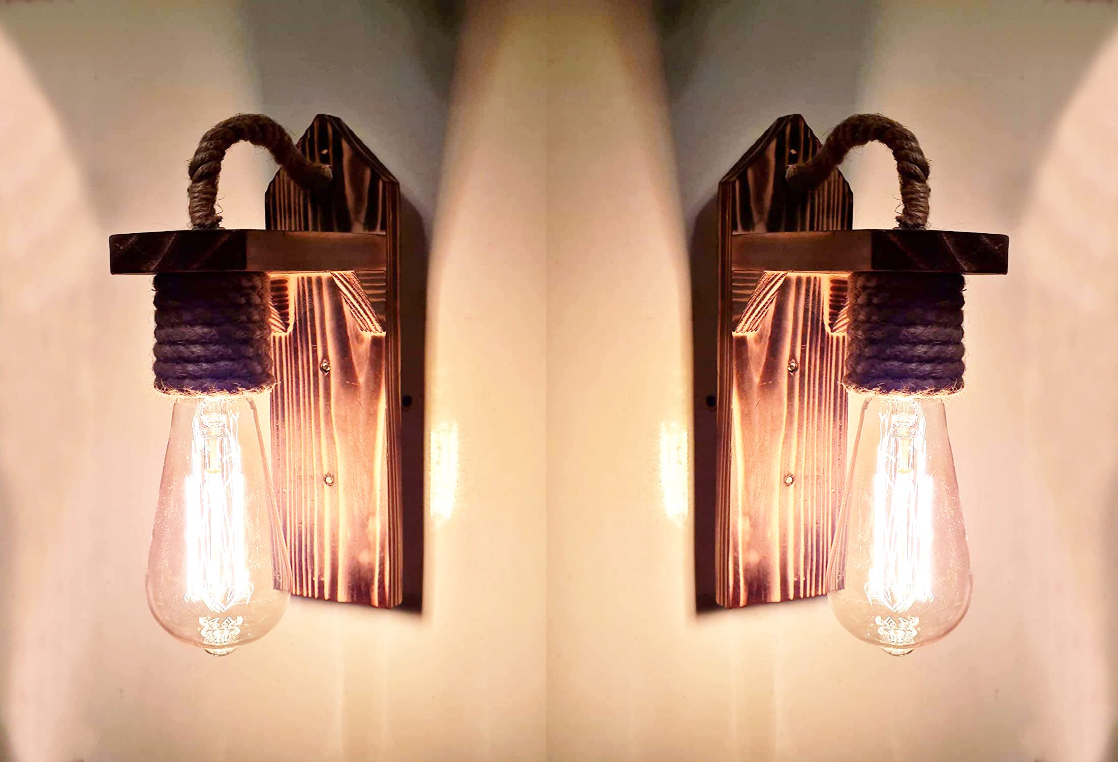 Mẫu đèn gỗ ốp tường đơn giản Mẫu đèn gỗ ốp tường đơn giản