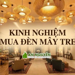Kinh nghiệm mua đèn mây tre