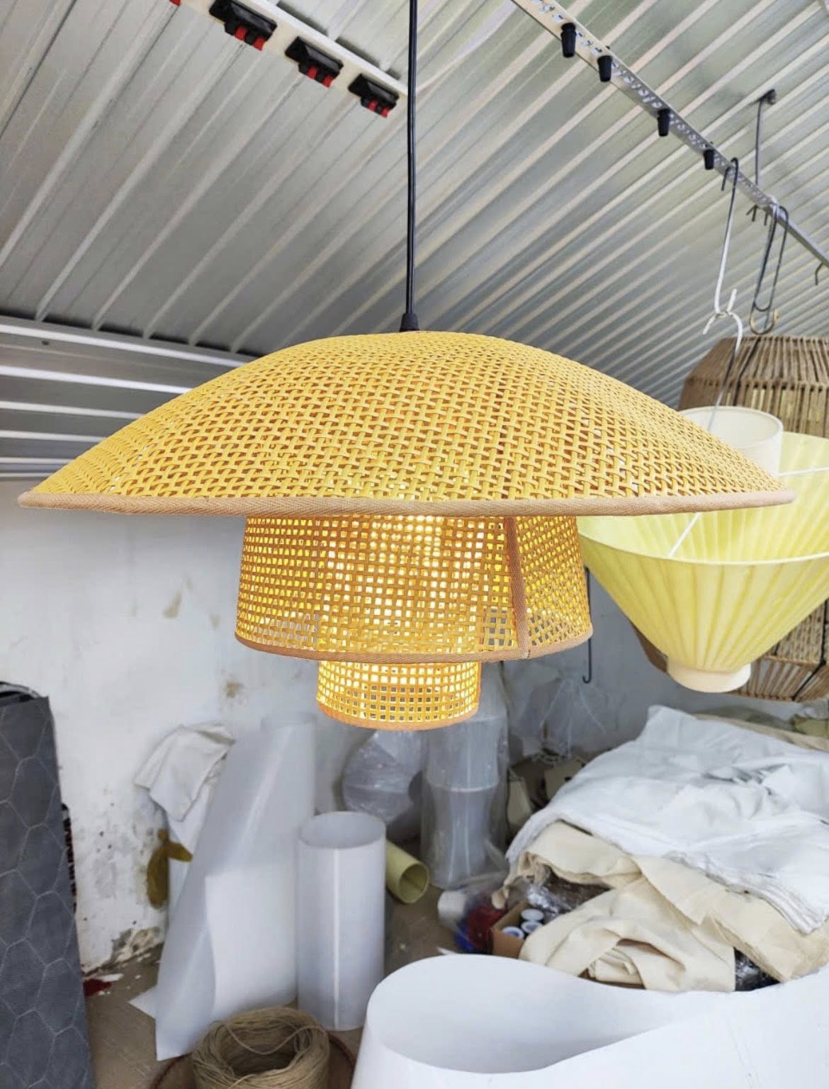 Mẫu đèn mây tre siêu rẻ dành cho các nhà hàng Mẫu đèn mây tre siêu rẻ dành cho các nhà hàng