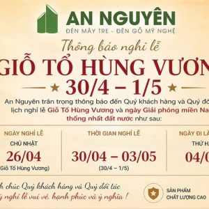 Thông báo nghỉ lễ Giỗ tổ hùng vương 30 thang 4