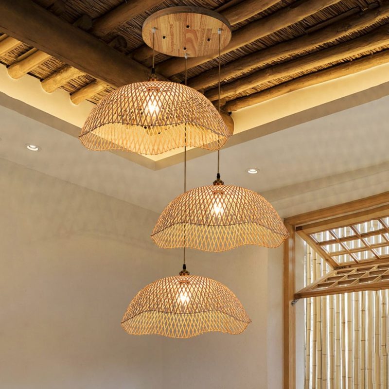 Đèn chùm tre thả trần
