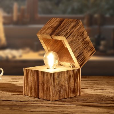 Đèn gỗ có tính ứng dụng linh hoạt