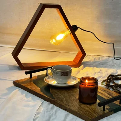 Tự làm đèn gỗ tại nhà