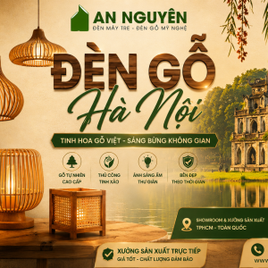 Đèn gỗ Hà Nội