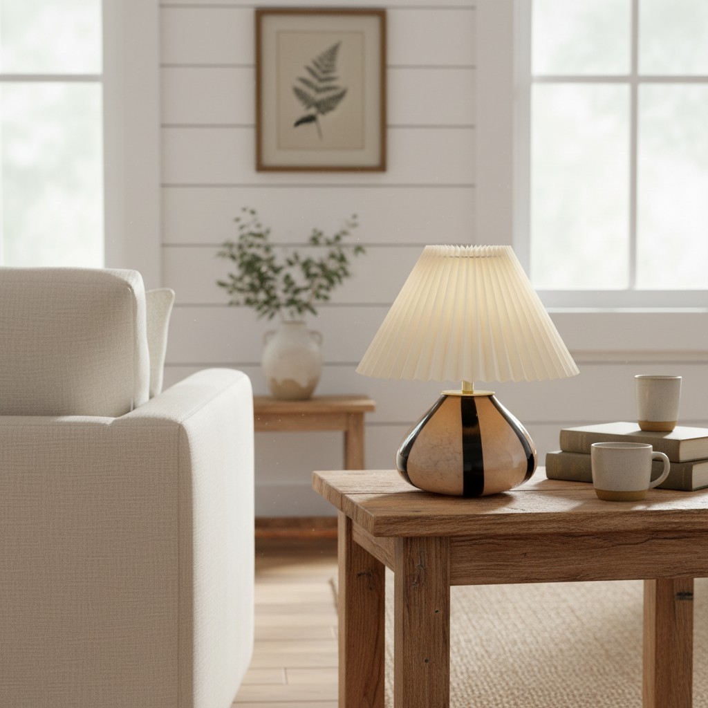 Mẫu đèn vải để bàn trang trí phòng khách sạn Mẫu đèn vải để bàn trang trí phòng khách sạn
