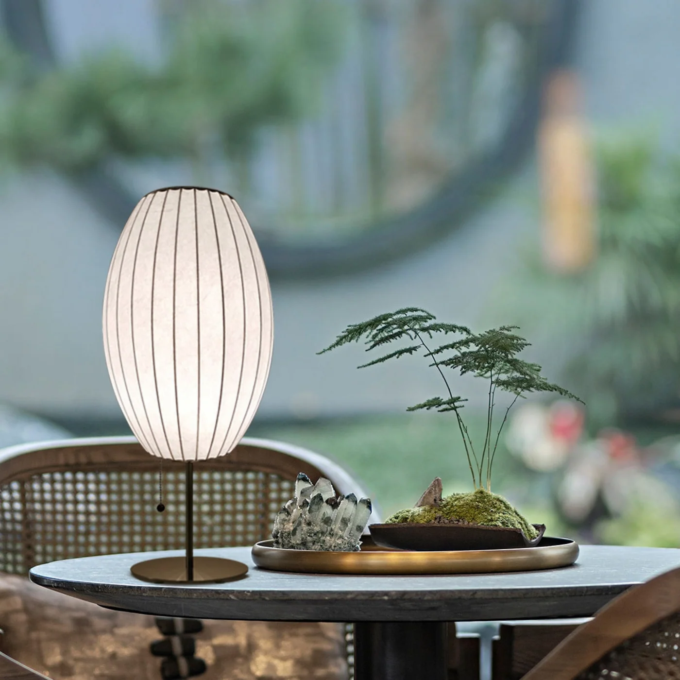 Đèn vải để bàn trang trí resort Đèn vải để bàn trang trí resort
